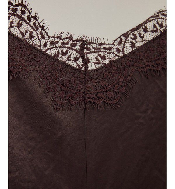 SALON adam et rope'「リバーレースサロペット / ロンパース」|オールインワン|