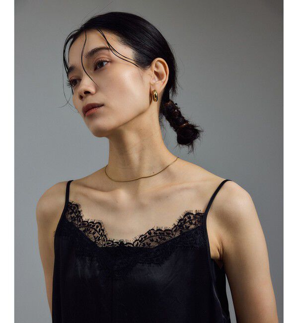 SALON adam et rope'「リバーレースサロペット / ロンパース」|オールインワン|