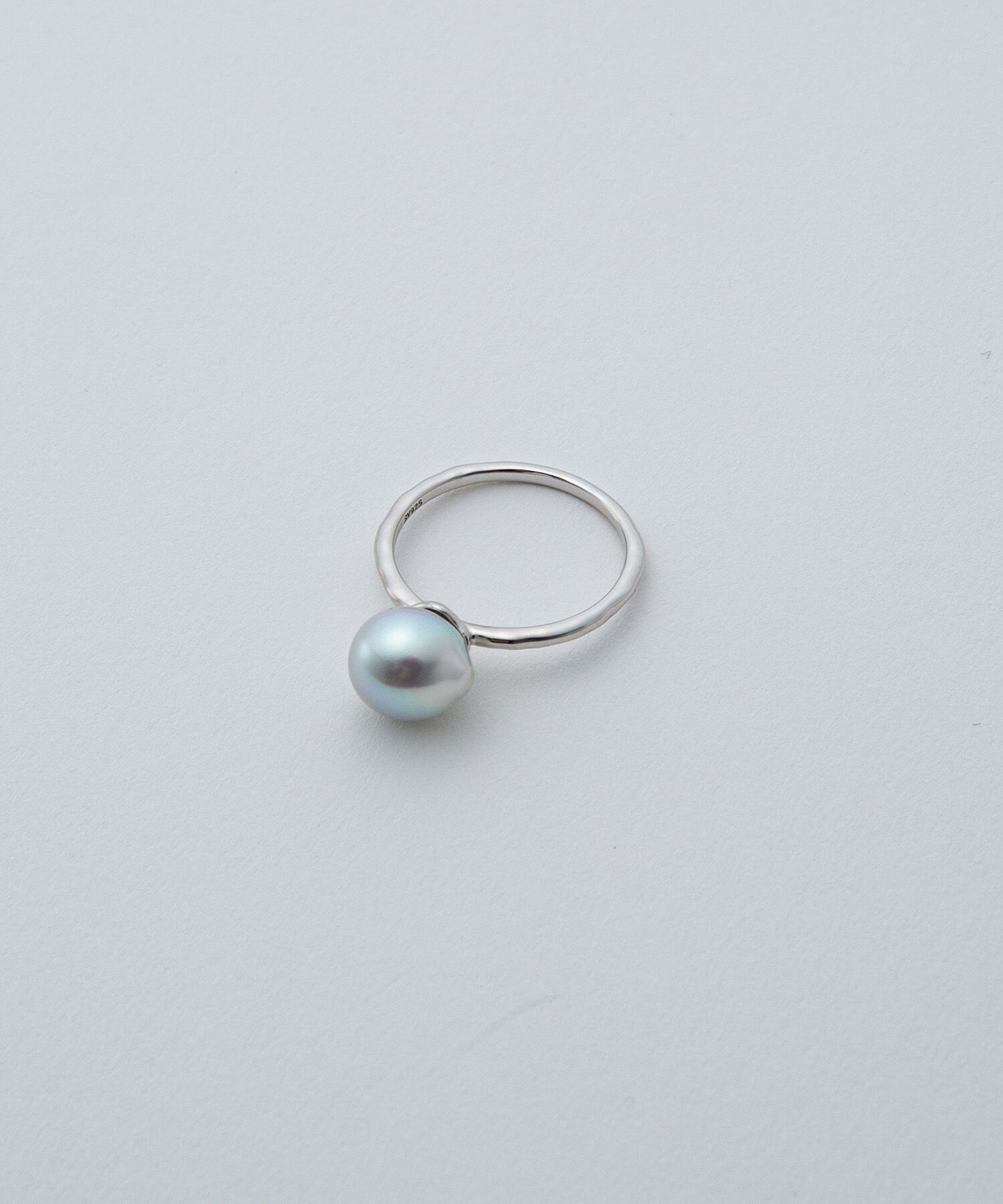 ROP&Eacute;「R（ロペ アール）あこやナチュラルブルーパール1粒リング」|リング|