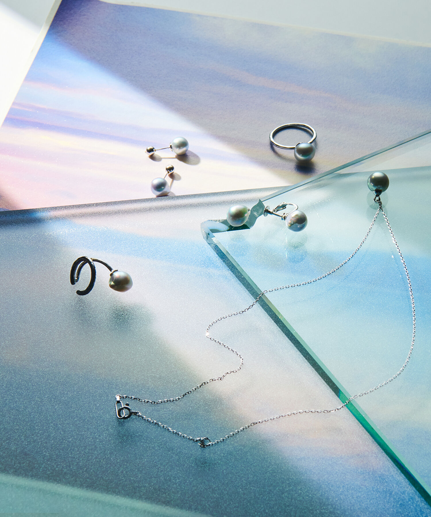 ROP&Eacute;「R（ロペ アール）あこやナチュラルブルーパール1粒リング」|リング|