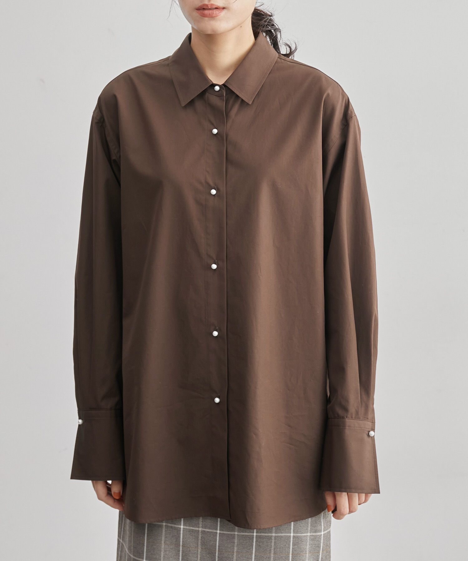 ROPE「【THOMAS MASON（トーマス メイソン）】パールボタンシャツ【雑誌掲載】」|シャツ・ブラウス|