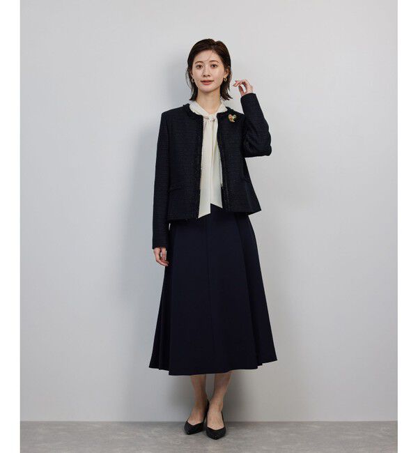 ROPE「ボウタイブラウス/イージーケア・25AW」|シャツ・ブラウス|