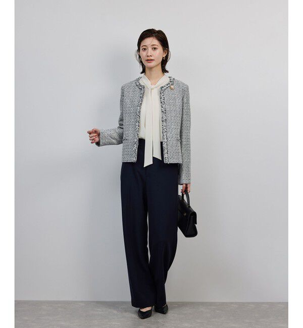 ROPE「ボウタイブラウス/イージーケア・25AW」|シャツ・ブラウス|