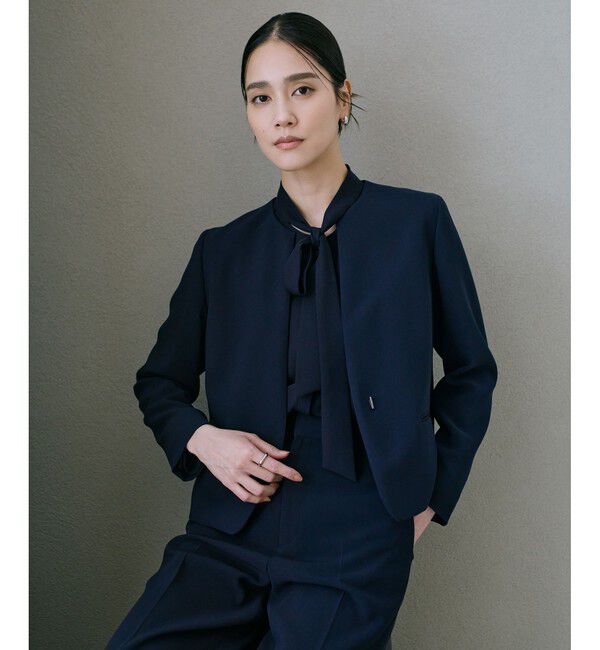 ROPE「ボウタイブラウス/イージーケア・25AW」|シャツ・ブラウス|