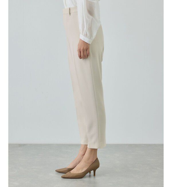 ROPE「トリアセダブルクロス テーパードパンツ/イージーケア・セットアップ対応・26SS」|スラックス|