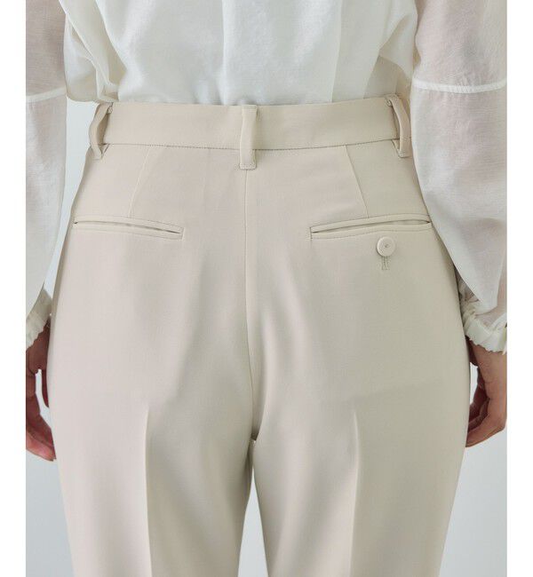 ROPE「トリアセダブルクロス テーパードパンツ/イージーケア・セットアップ対応・26SS」|スラックス|