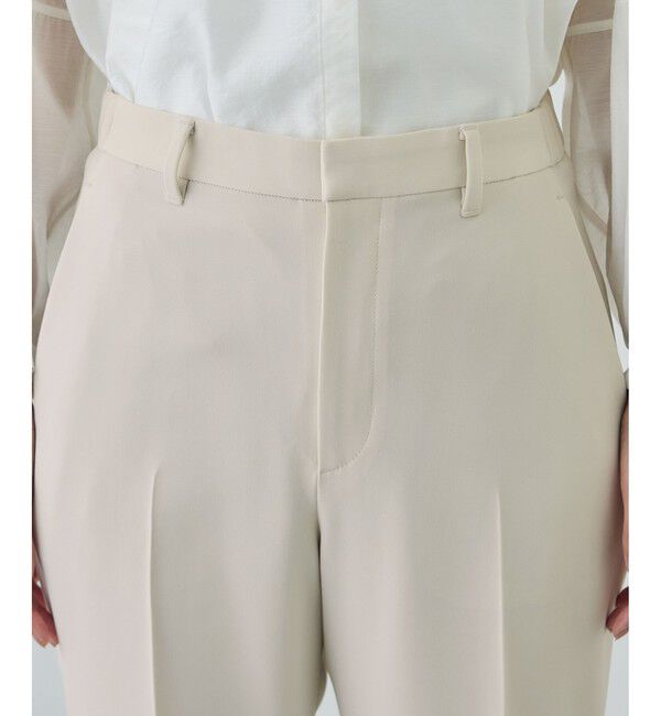 ROPE「トリアセダブルクロス テーパードパンツ/イージーケア・セットアップ対応・26SS」|スラックス|