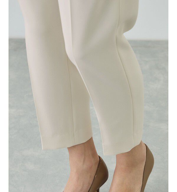 ROPE「トリアセダブルクロス テーパードパンツ/イージーケア・セットアップ対応・26SS」|スラックス|