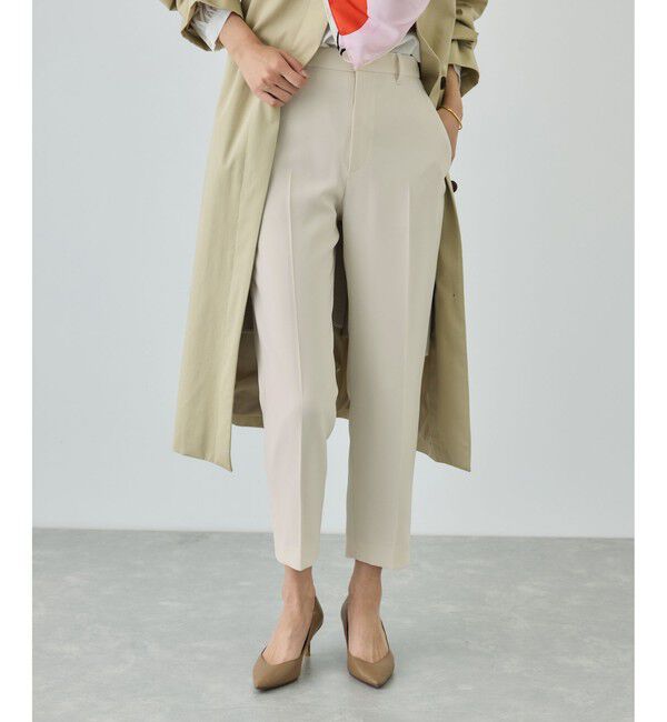 ROPE「トリアセダブルクロス テーパードパンツ/イージーケア・セットアップ対応・26SS」|スラックス|