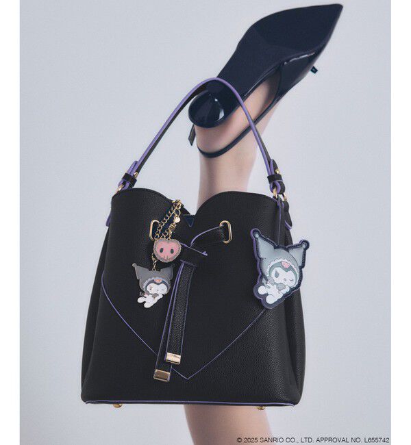 VIS「【マイメロディ&クロミ】 VIS別注モデルハートカットバッグ＆チャームSET」|ハンドバッグ|