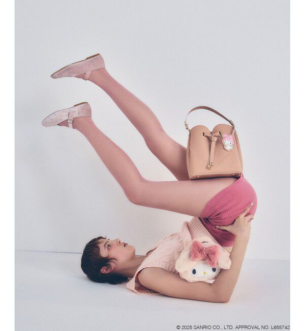 VIS「【マイメロディ&クロミ】 VIS別注モデルハートカットバッグ＆チャームSET」|ハンドバッグ|