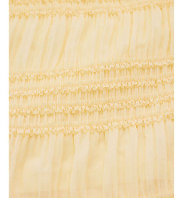 VIS「プリーツシアーシャーリングブラウス」|シャツ・ブラウス|