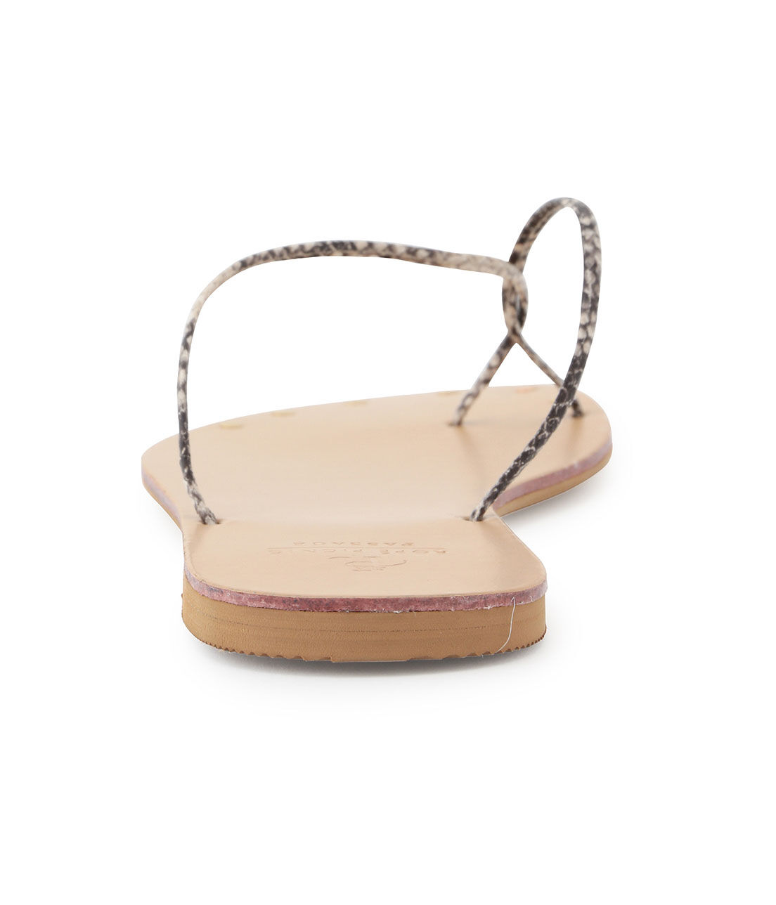 ROPE PICNIC PASSAGE「平スタッズツイストトングサンダル」|サンダル|