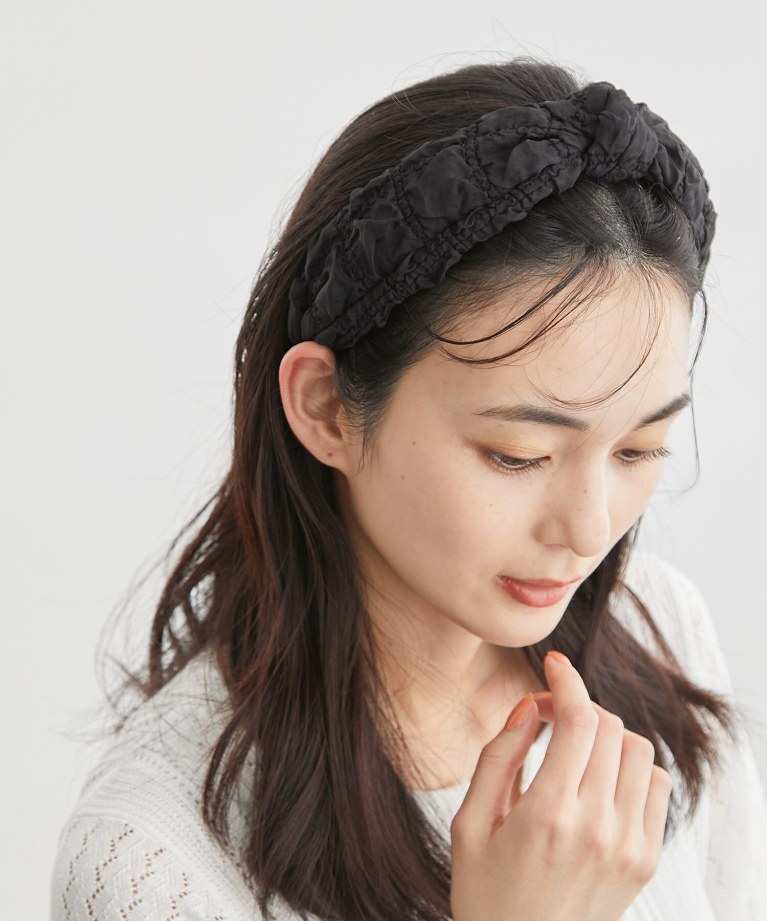 ROPE PICNIC PASSAGE「ポコポコジャガードカチューシャ」|カチューシャ|