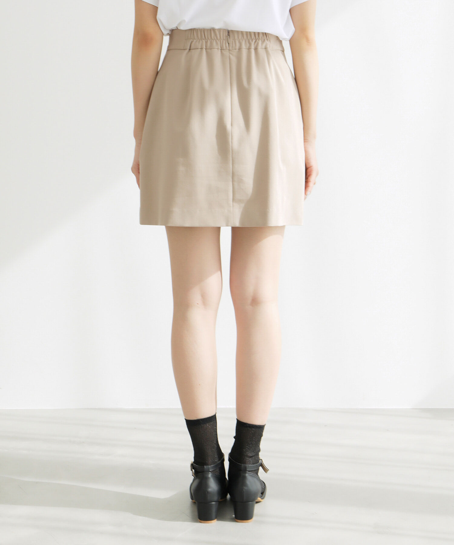 Rope&rsquo;Picnic「ラップ風ミニスカート」|スカート|