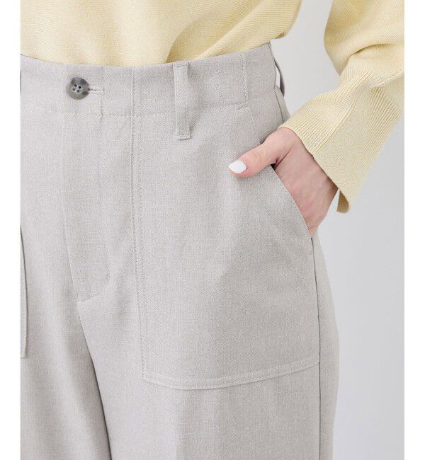 Rope&rsquo;Picnic「【3サイズ展開】ベイカーパンツ/防シワ・マシンウォッシャブル」|チノ|
