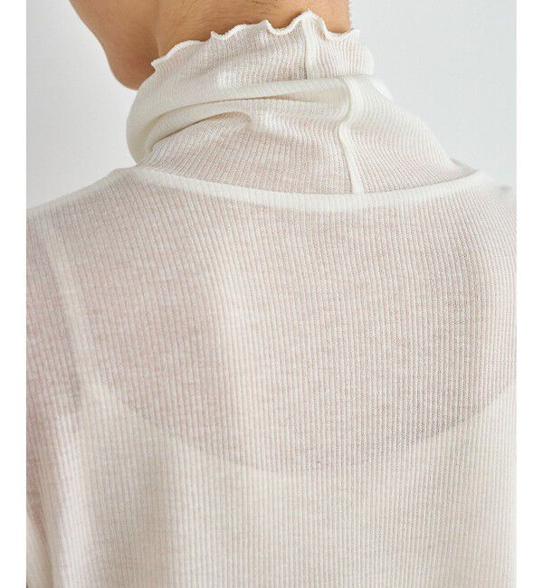 Rope&rsquo;Picnic「ラメシアーリブタートルトップス」|Tシャツ・カットソー|