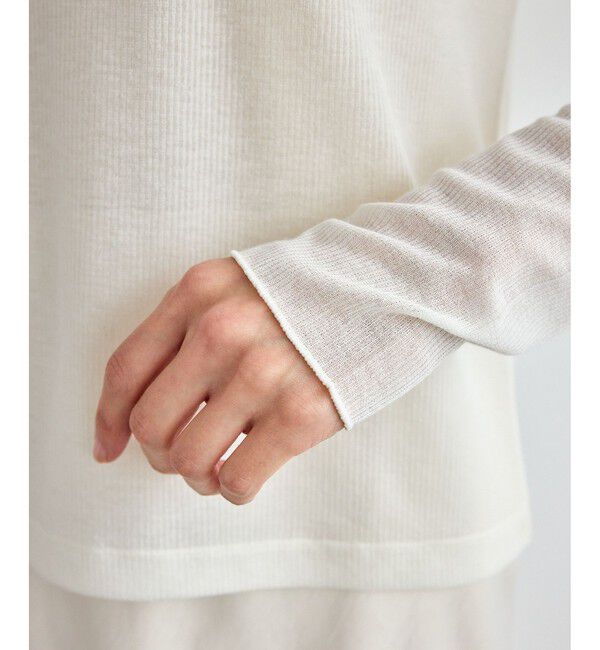 Rope&rsquo;Picnic「ラメシアーリブタートルトップス」|Tシャツ・カットソー|