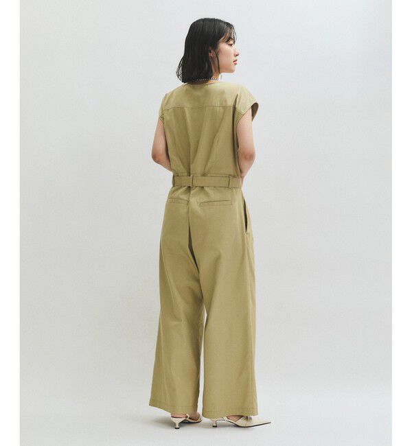 ADAM ET ROPE'「ノーカラースリーブオールインワン」|オールインワン|