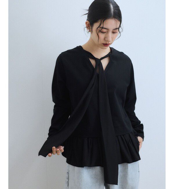 ADAM ET ROPE'「【WEB限定】2WAYバックリボントップス」|Tシャツ・カットソー|