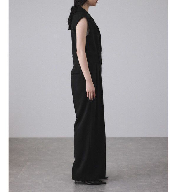 ADAM ET ROPE'「【EMOELLE】スリーブレスオールインワン カルゼ」|オールインワン|