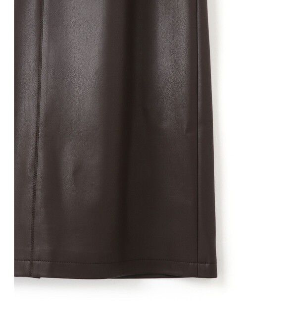 ADAM ET ROPE'「【WEB限定】シンセティックレザータイトスカート」|スカート|