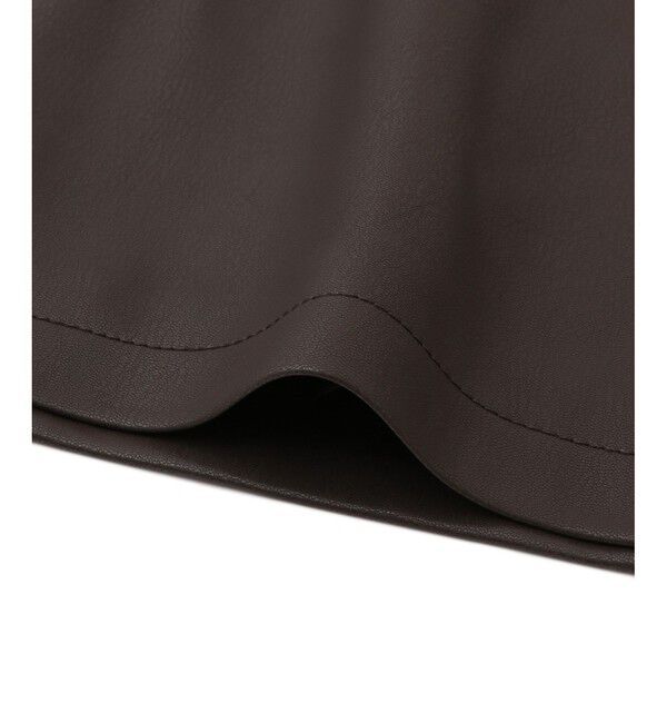 ADAM ET ROPE'「【WEB限定】シンセティックレザータイトスカート」|スカート|