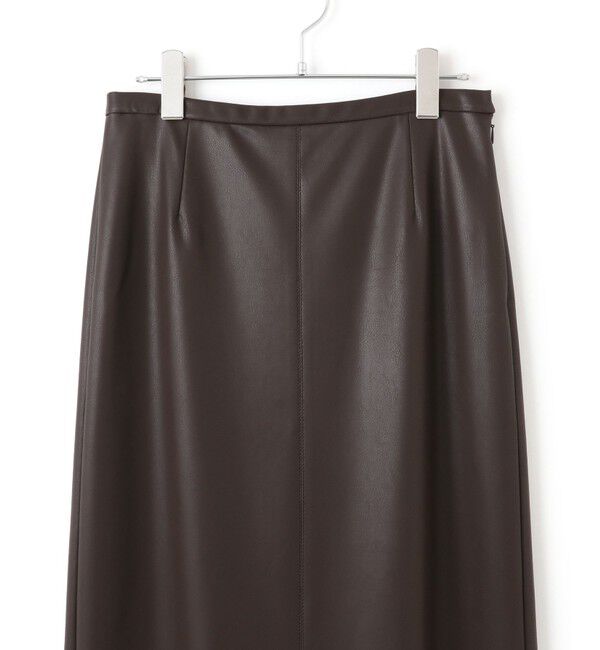 ADAM ET ROPE'「【WEB限定】シンセティックレザータイトスカート」|スカート|