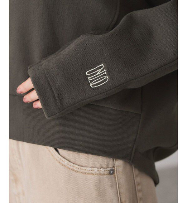 ADAM ET ROPE'「【サステナブル】ロゴフォルムスウェット」|スウェット・ジャージ|