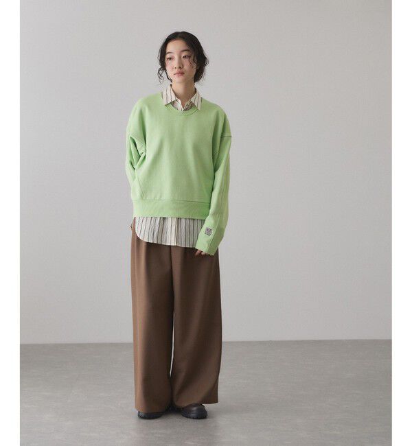 ADAM ET ROPE'「【サステナブル】ロゴフォルムスウェット」|スウェット・ジャージ|