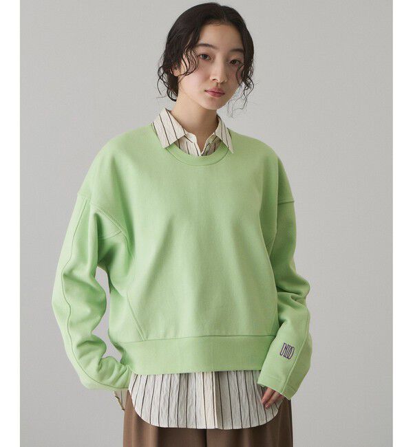 ADAM ET ROPE'「【サステナブル】ロゴフォルムスウェット」|スウェット・ジャージ|