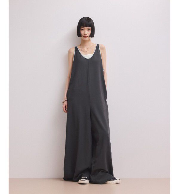 ADAM ET ROPE'「【WEB限定】バイカラーオールインワン」|オールインワン|