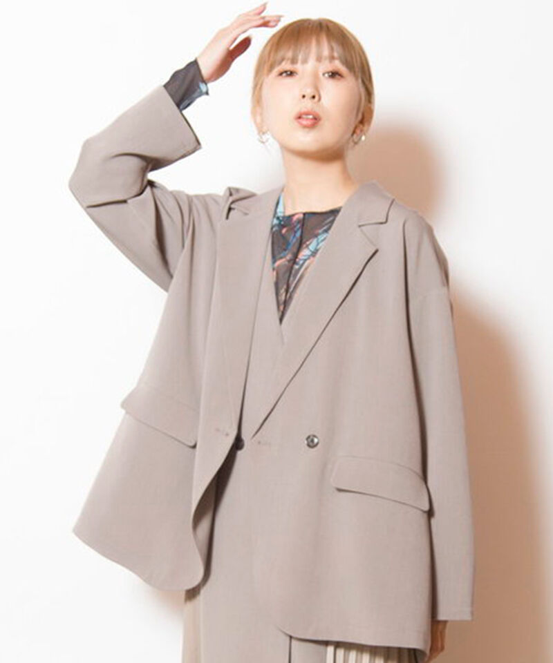  「バックタックジャケット」|テーラードジャケット|GRAYBEIGE