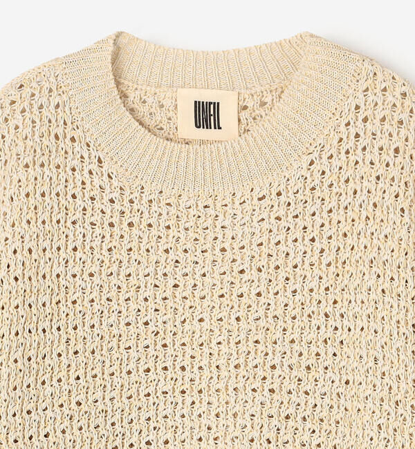 UNFIL「UNFIL | ハニーコンボ メッシュニットプルオーバー WOMEN」|ニット・セーター|