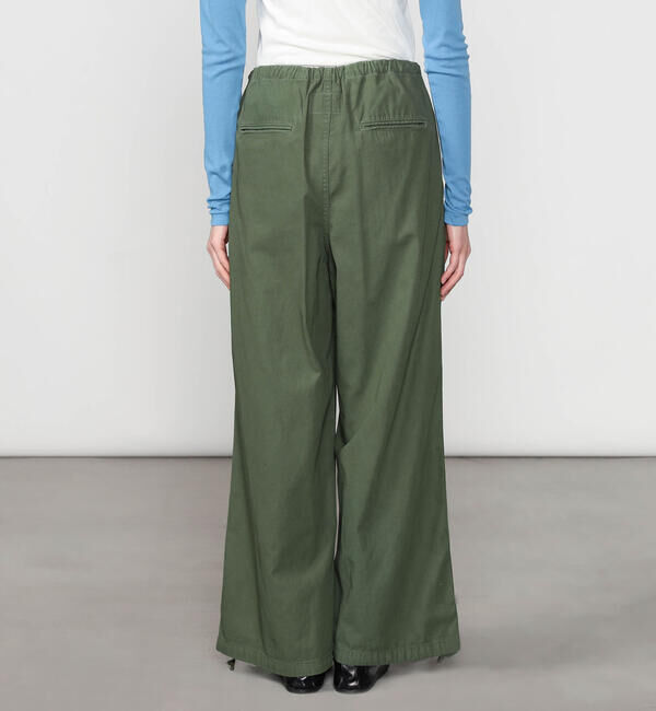  「TICCA | カーゴ ワイドイージーパンツ WOMEN」|チノ|