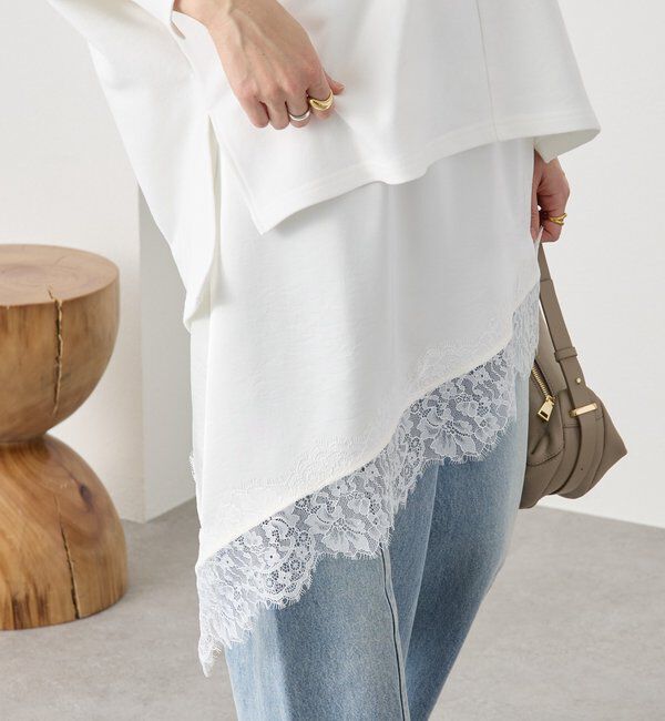  「予約【鮮度抜群】バイアスヘムレースキャミソール」|シャツ・ブラウス|
