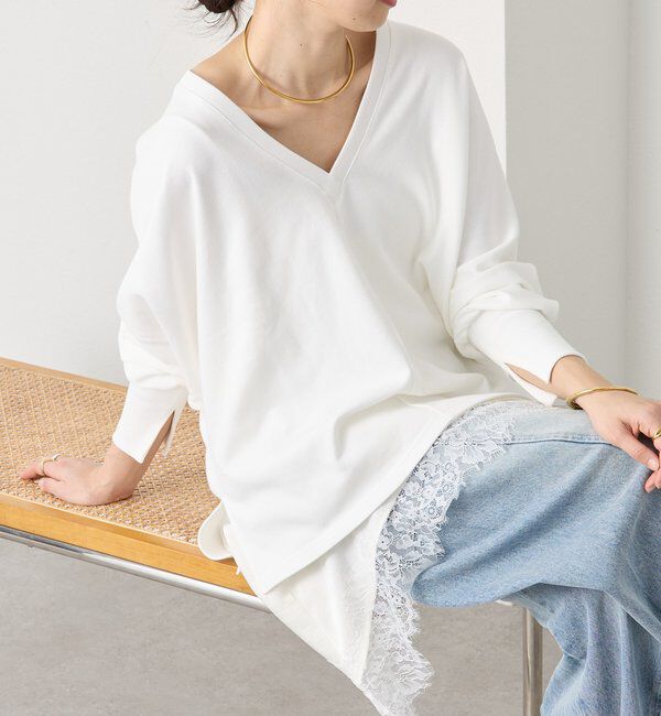  「予約【鮮度抜群】バイアスヘムレースキャミソール」|シャツ・ブラウス|