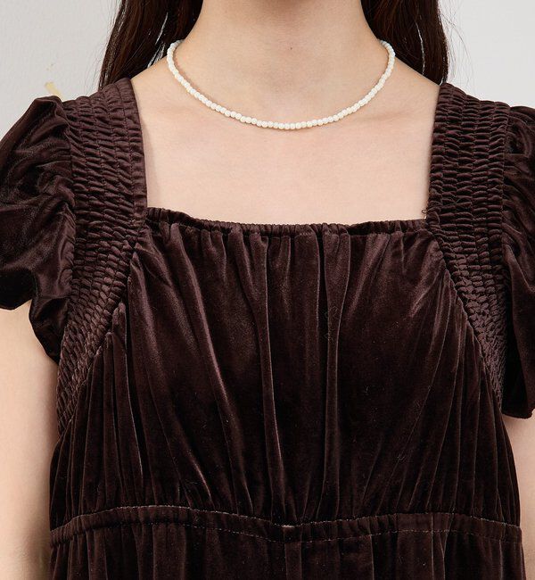  「ベロアフリルオールインワン」|オールインワン|