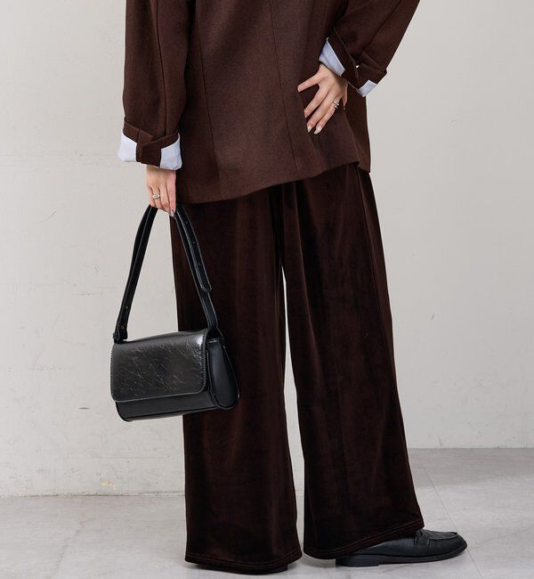  「ベロアフリルオールインワン」|オールインワン|