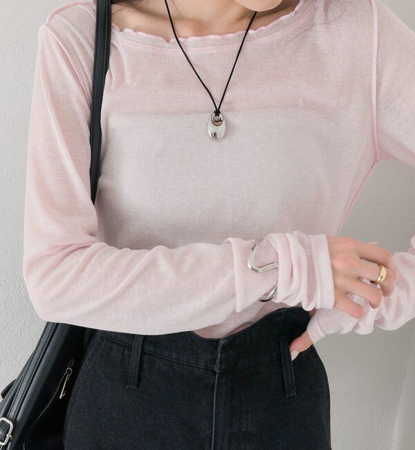  「チュールタグシアーロンT」|Tシャツ・カットソー|