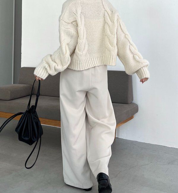  「BIGケーブルカーディガン」|カーディガン|