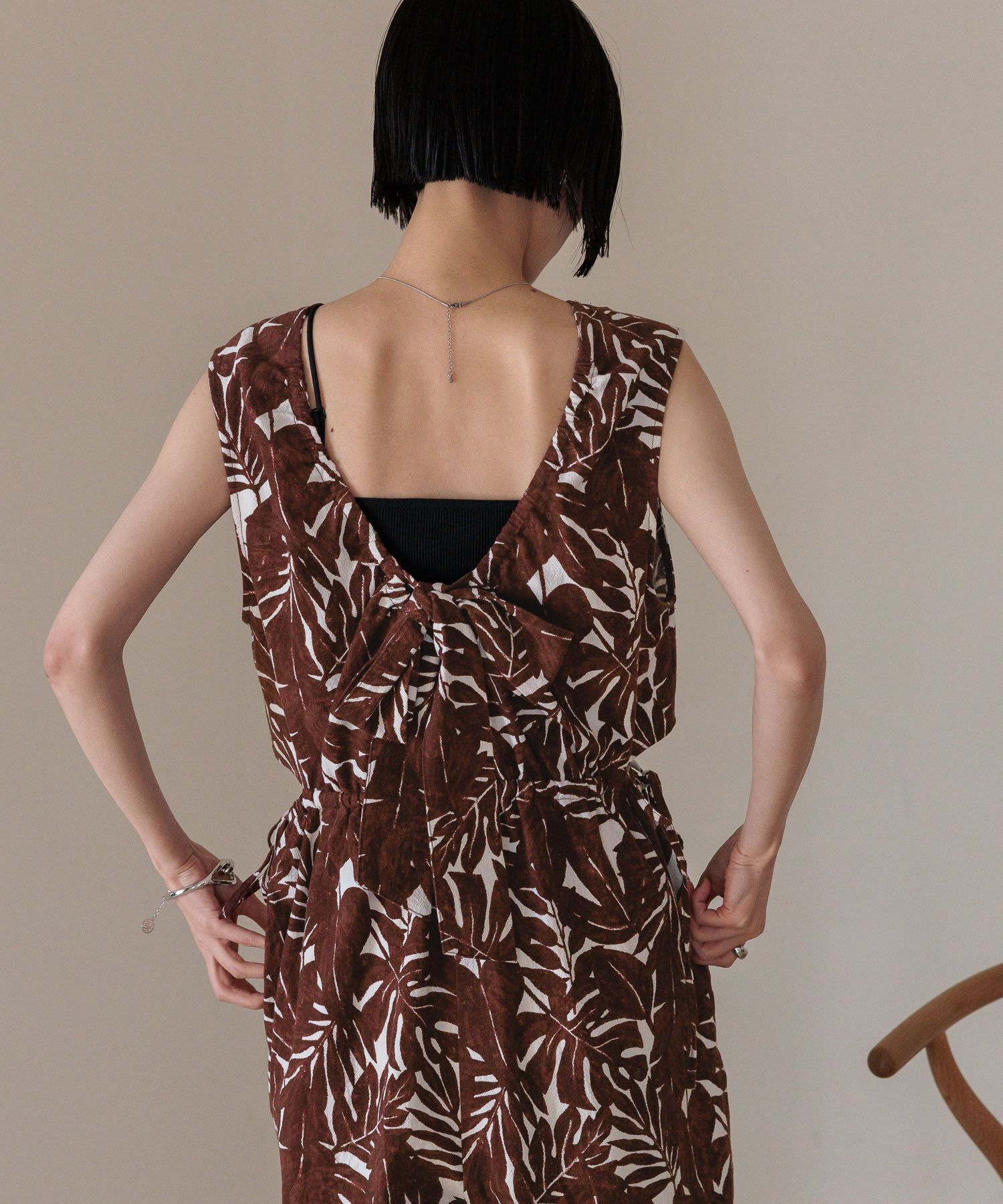 LOWRYS FARM「バックリボンオールインワン」|オールインワン|