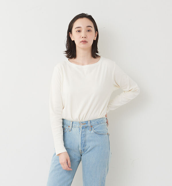 collex「【新色登場】ウール混 リラックスロングスリーブプルオーバー」|Tシャツ・カットソー|