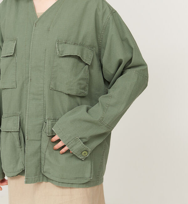 collex「【ROTHCO/ロスコ】Vネック シャツジャケット」|ブルゾン・スタジャン|