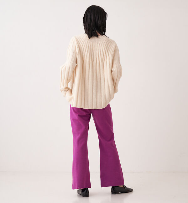 collex「【WEB限定】ウール混　カットポンチフレアパンツ」|その他|