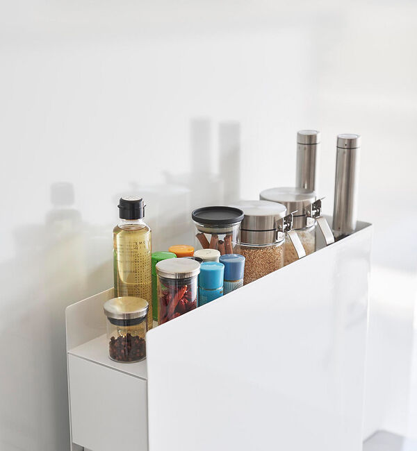 collex「【tower/タワー】 隠せる調味料ラック2段」|食器・キッチングッズ|