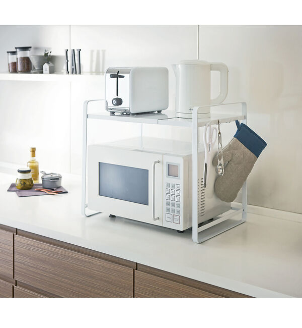 collex「【tower】伸縮レンジラック」|食器・キッチングッズ|