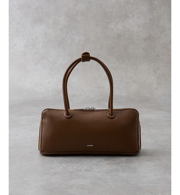 collex「【WEB限定】【Beau're/ヴュレ】横長ブガッティ型2WAY ショルダーバッ」|ショルダー・メッセンジャー|ブラウン