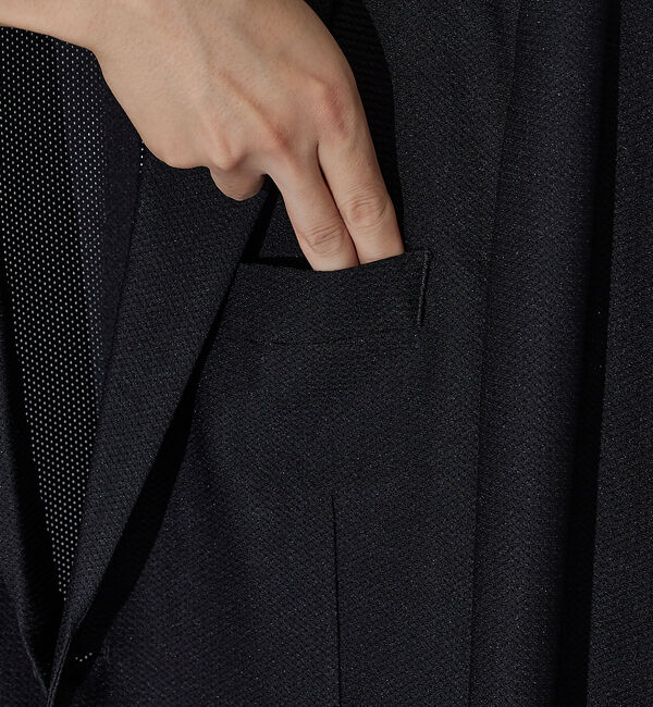 ABAHOUSE「【セットアップ対応】トリコット メッシュジャケット / サマージャケット」|テーラードジャケット|