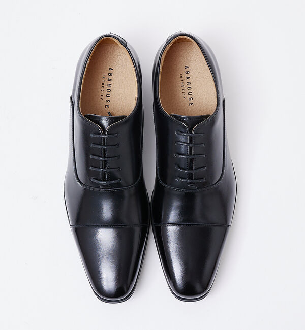 ABAHOUSE「【WEB限定】内羽根 ストレートチップ レザー シューズ」|ビジネス・ドレスシューズ|